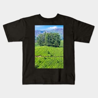Munnar Tea Estate. Kids T-Shirt